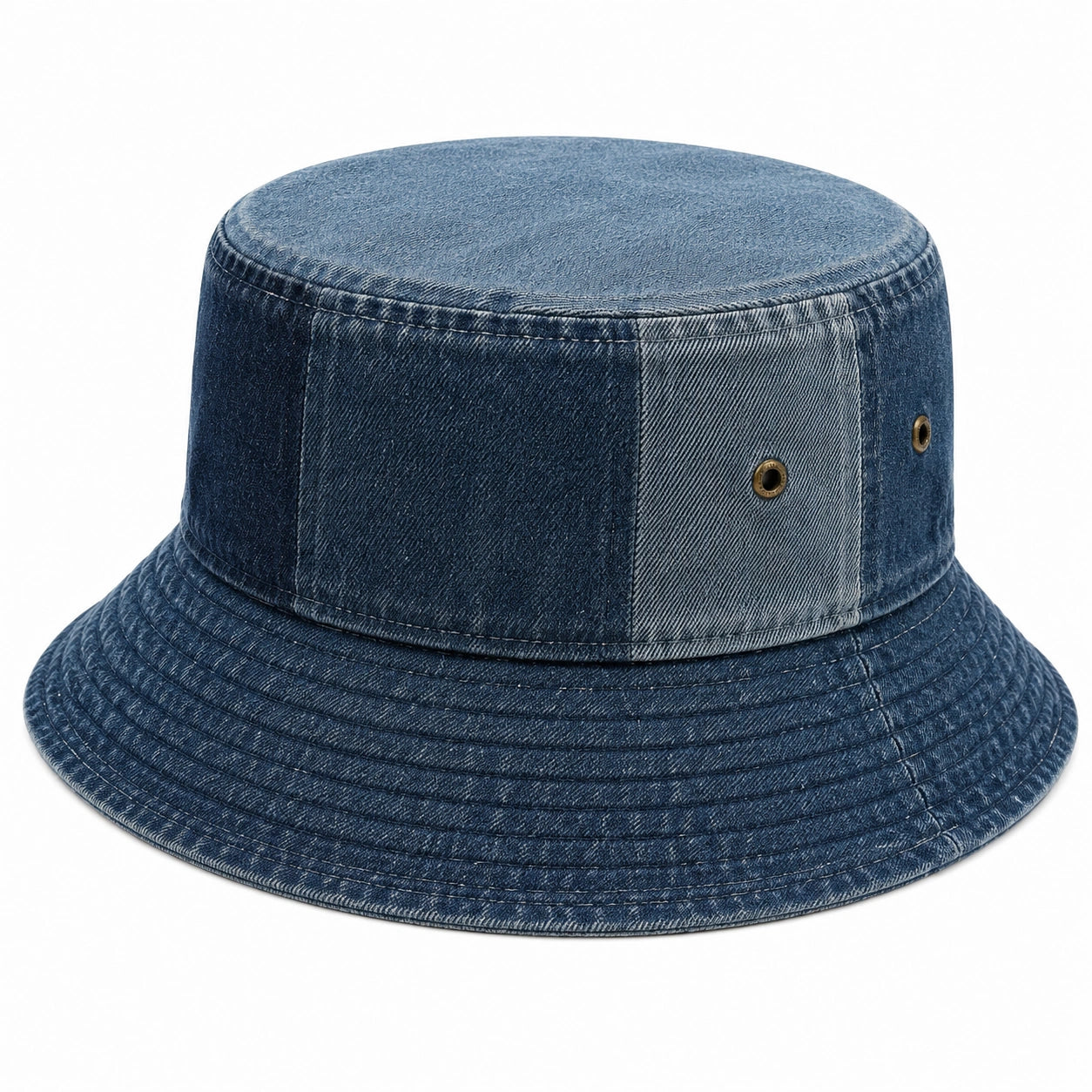 Chapeau bob taille unique en denim bleu style décontracté