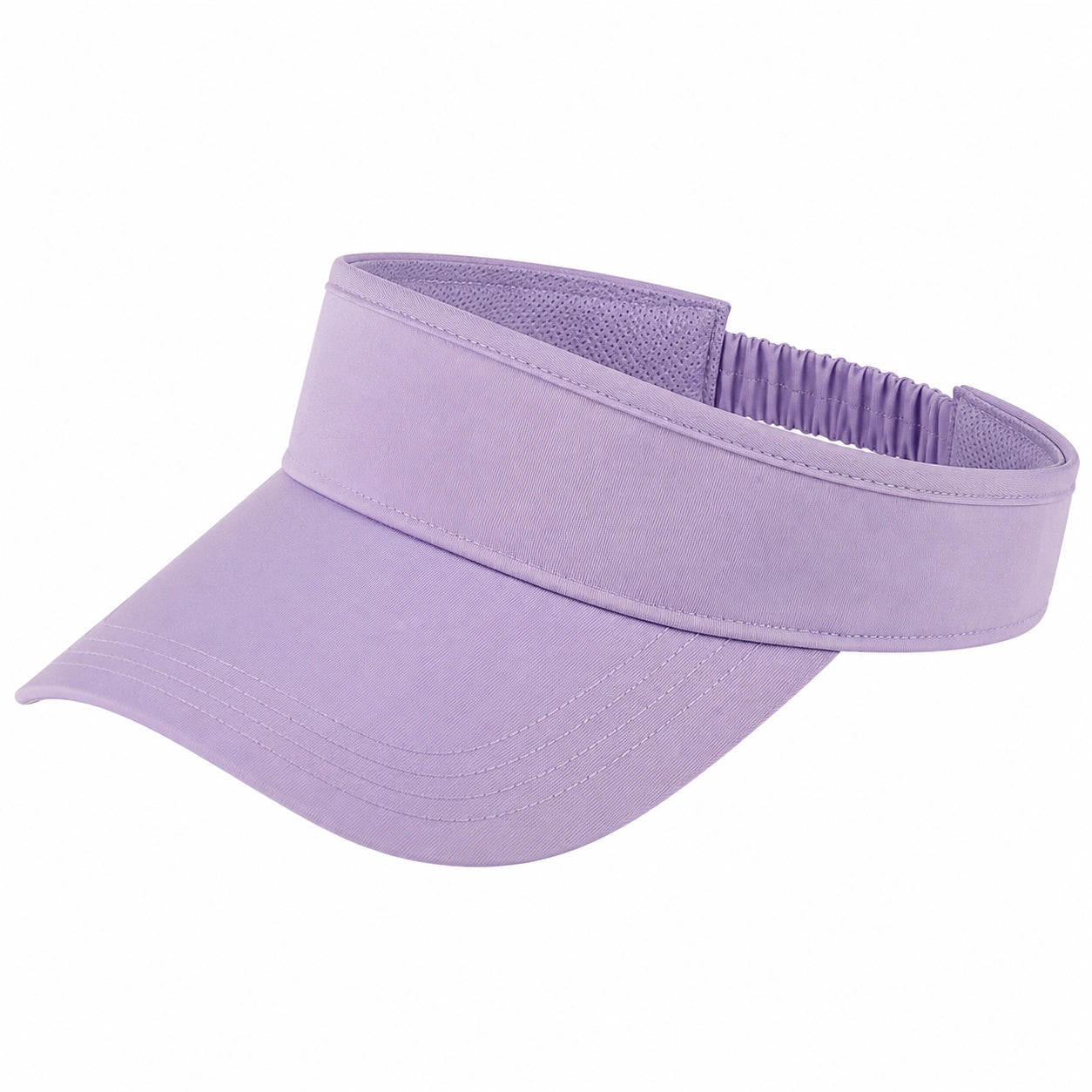Visière de sport taille unique textile violet lavande ajustable